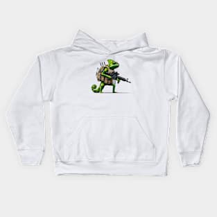 Tactical Cameleon Mastery Tee: Where Style Meets Stealth Kids Hoodie